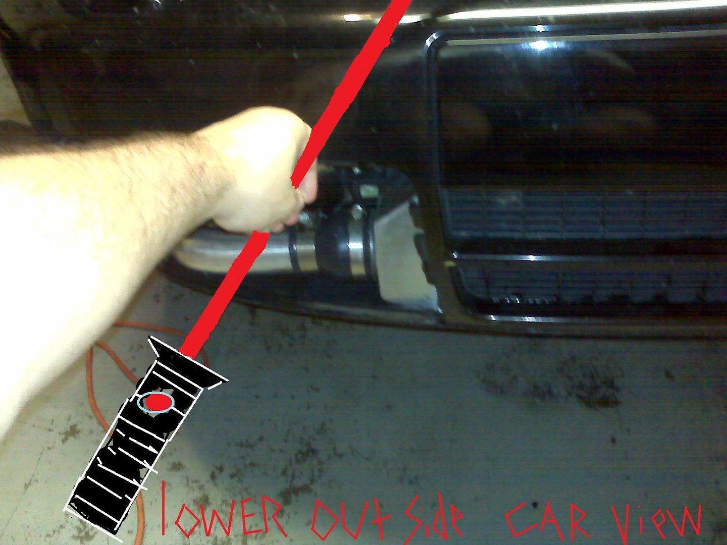 DIY Stuck Hood Release